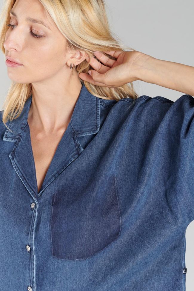 Blue Tencel Alama shirt