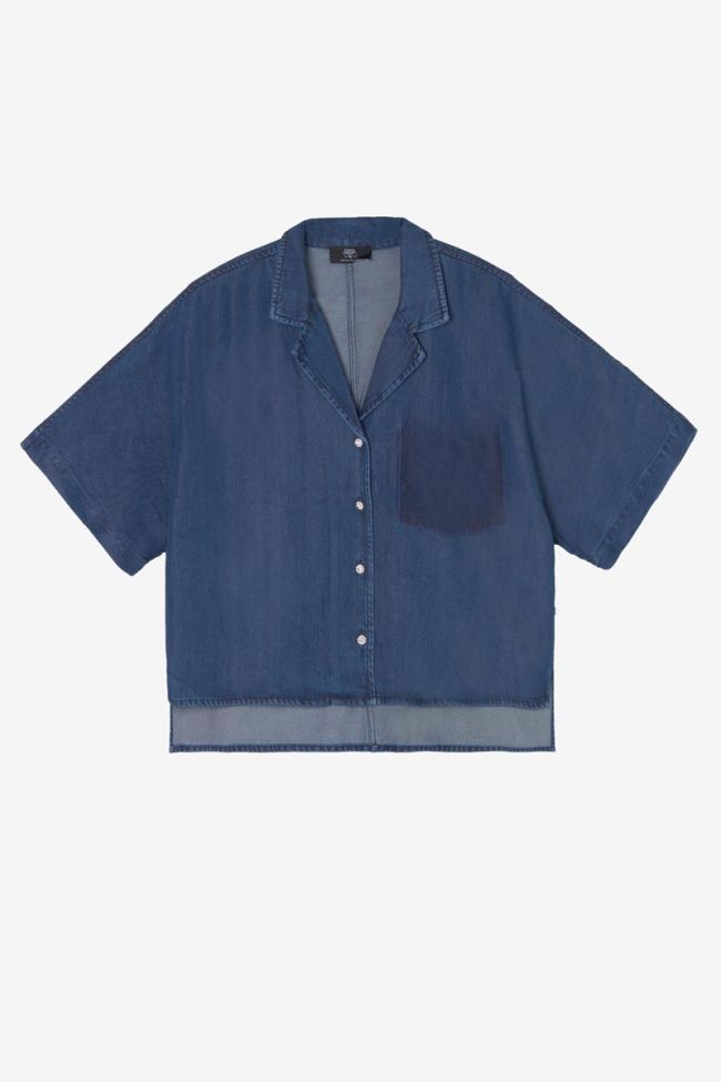 Blue Tencel Alama shirt
