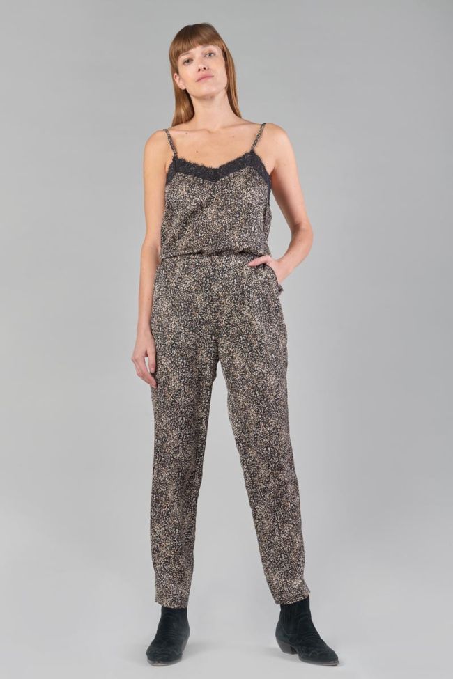 Black patterned Aneto camisole