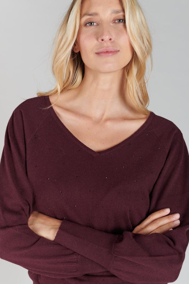 Burgundy Anya jumper