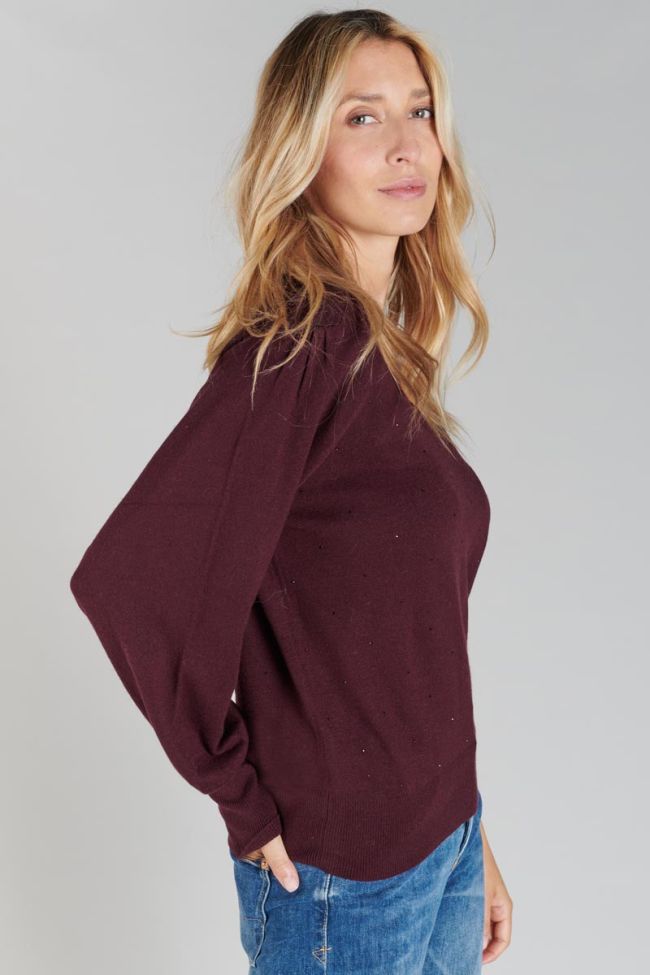 Burgundy Anya jumper