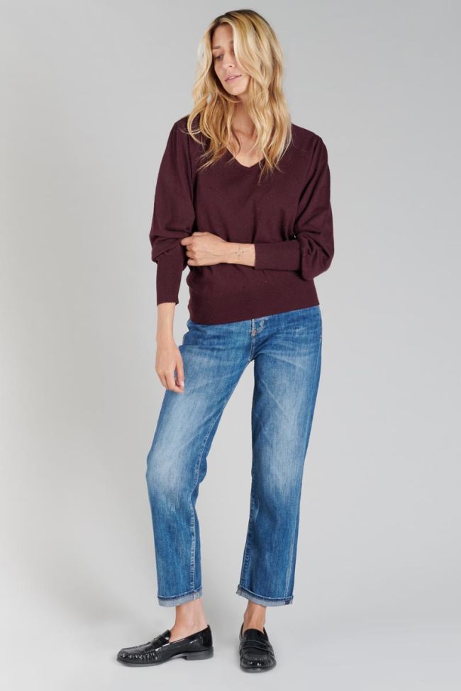 Burgundy Anya jumper