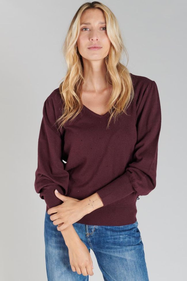 Burgundy Anya jumper