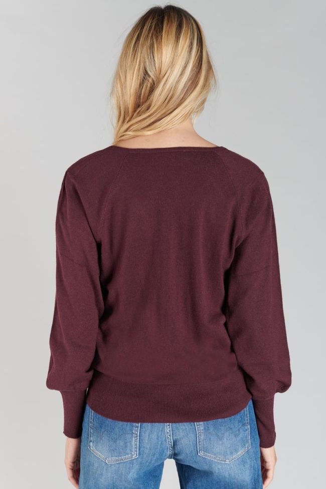 Burgundy Anya jumper