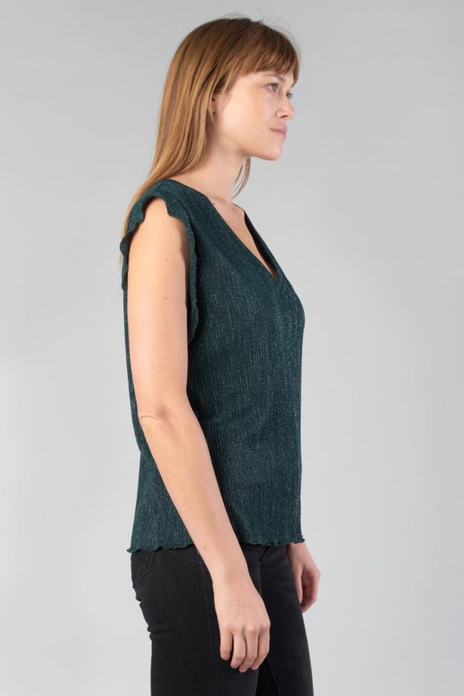 Bottle green Arky top