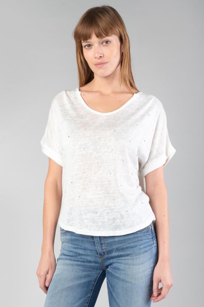 Cream Bibou top