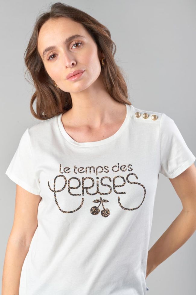 Printed white Carole t-shirt