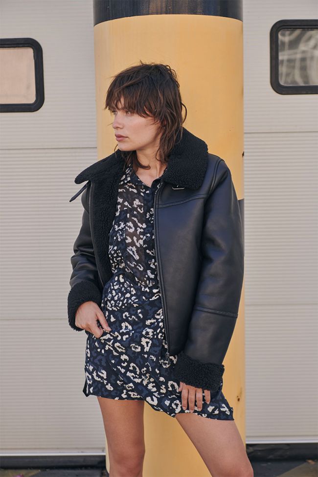 Leopard print Evann dress