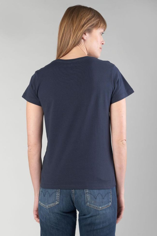 Printed midnight blue Fabulo t-shirt
