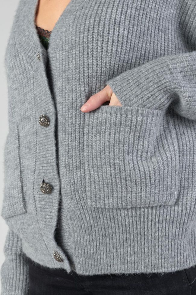 Grey Huna cardigan