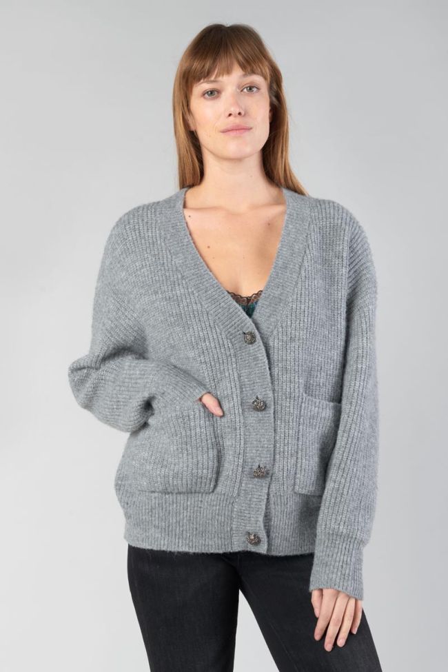 Grey Huna cardigan