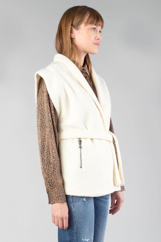 Cream Kida waistcoat