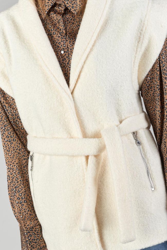 Cream Kida waistcoat