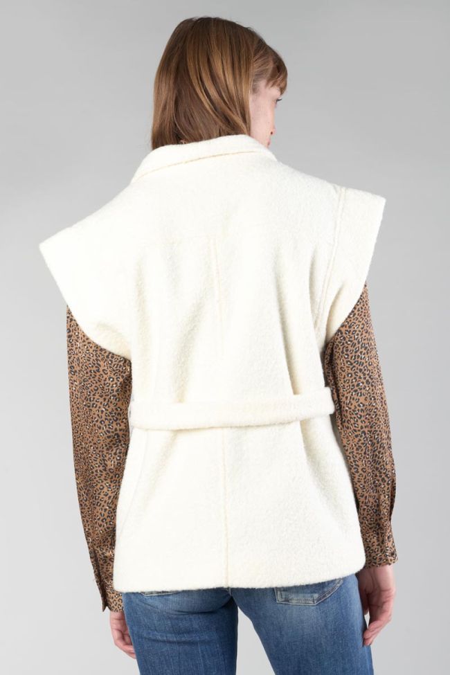 Cream Kida waistcoat