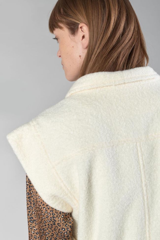 Cream Kida waistcoat