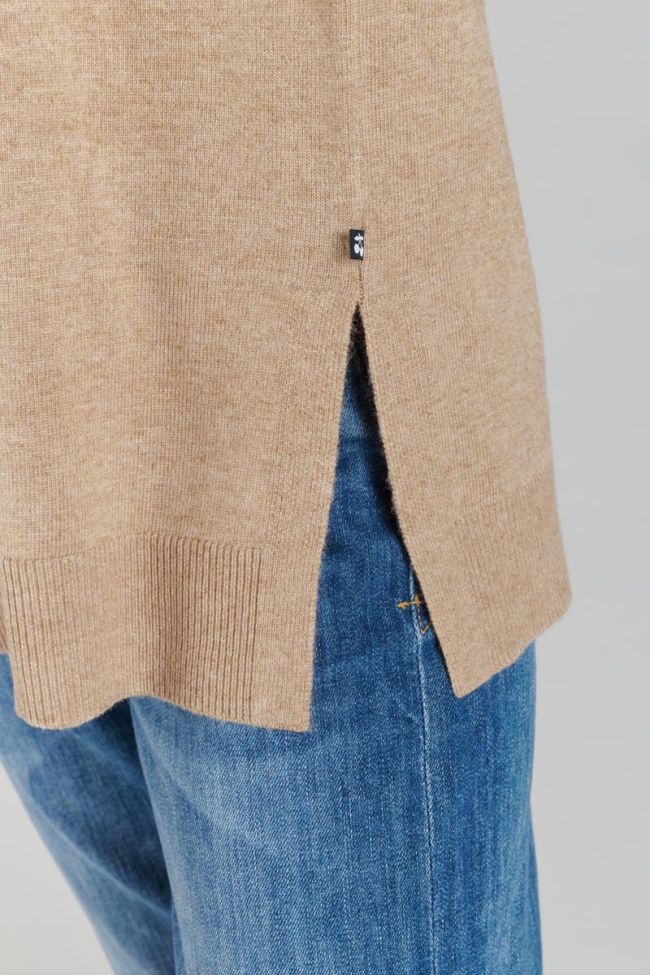 Latte alpaca wool blend Ksenia jumper