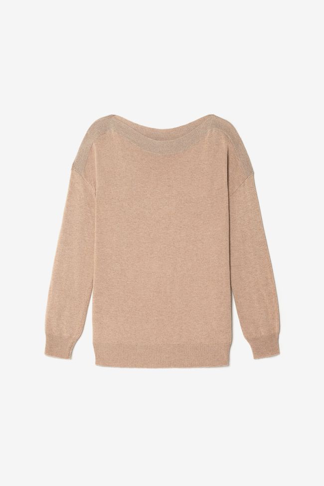 Latte alpaca wool blend Ksenia jumper
