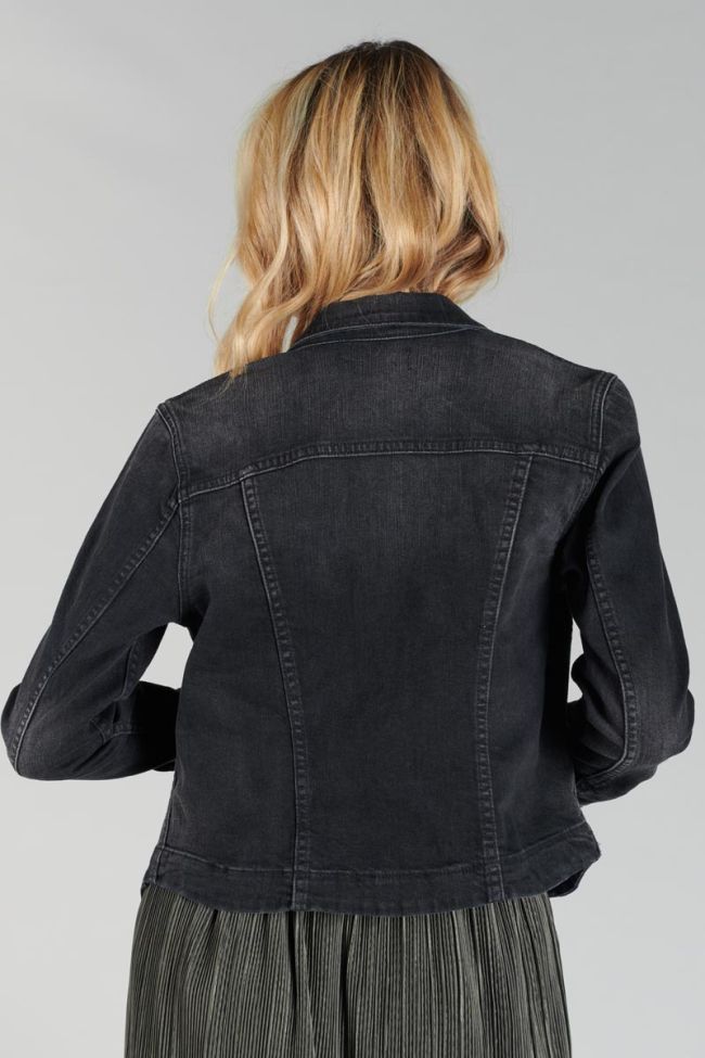 Faded black denim Lilly jacket
