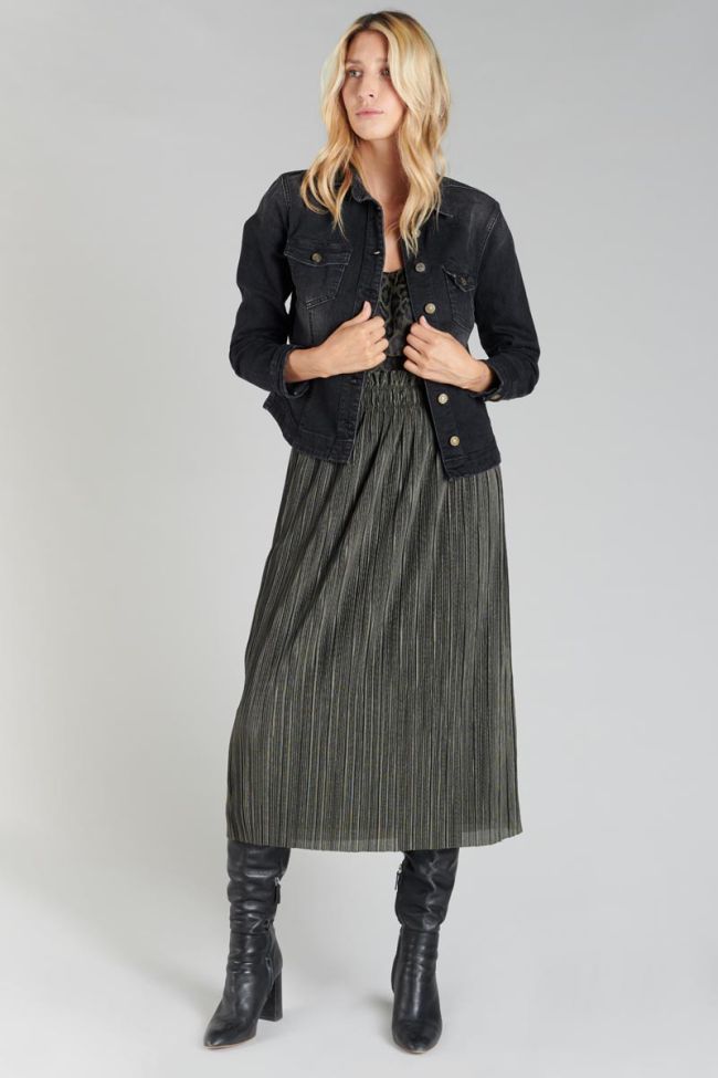 Faded black denim Lilly jacket