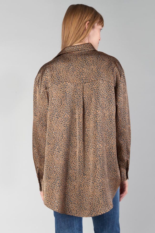 Latte leopard print Liris shirt