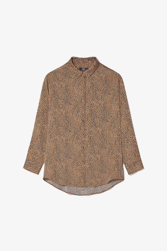 Latte leopard print Liris shirt