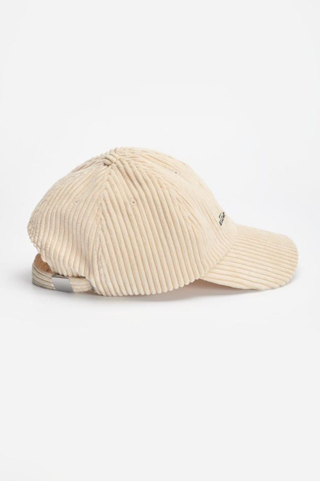 Cream corduroy Lumbini cap