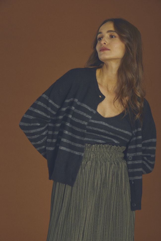 Wool blend Morka cardigan