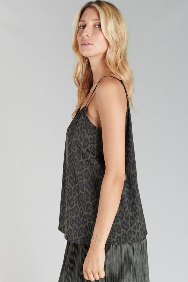 Leopard jacquard Novil camisole