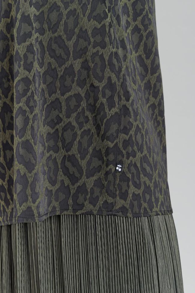 Leopard jacquard Novil camisole