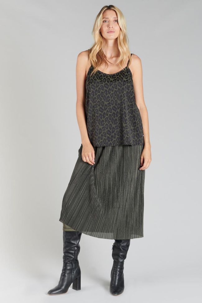 Leopard jacquard Novil camisole