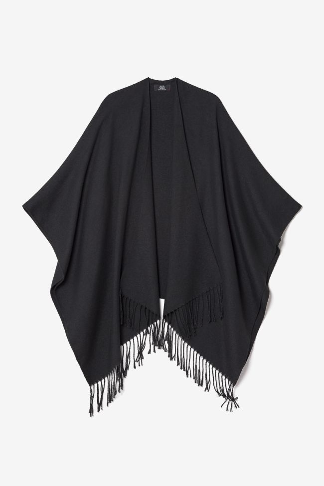Black Pili poncho