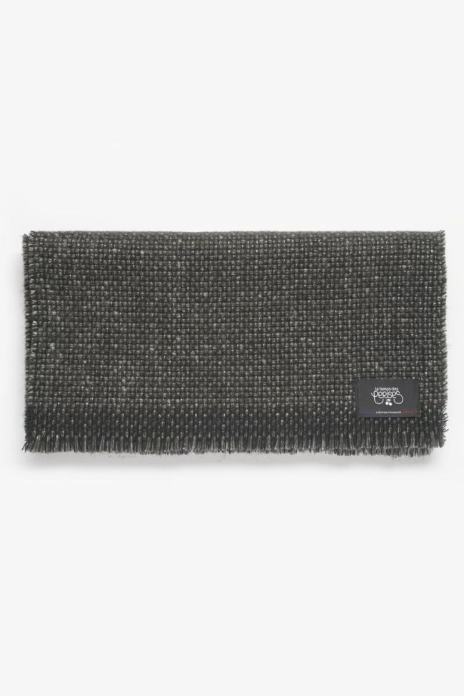 Iridescent black Poppa scarf