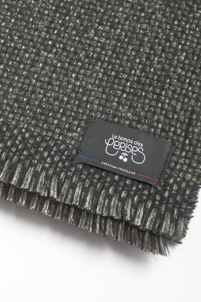 Iridescent black Poppa scarf