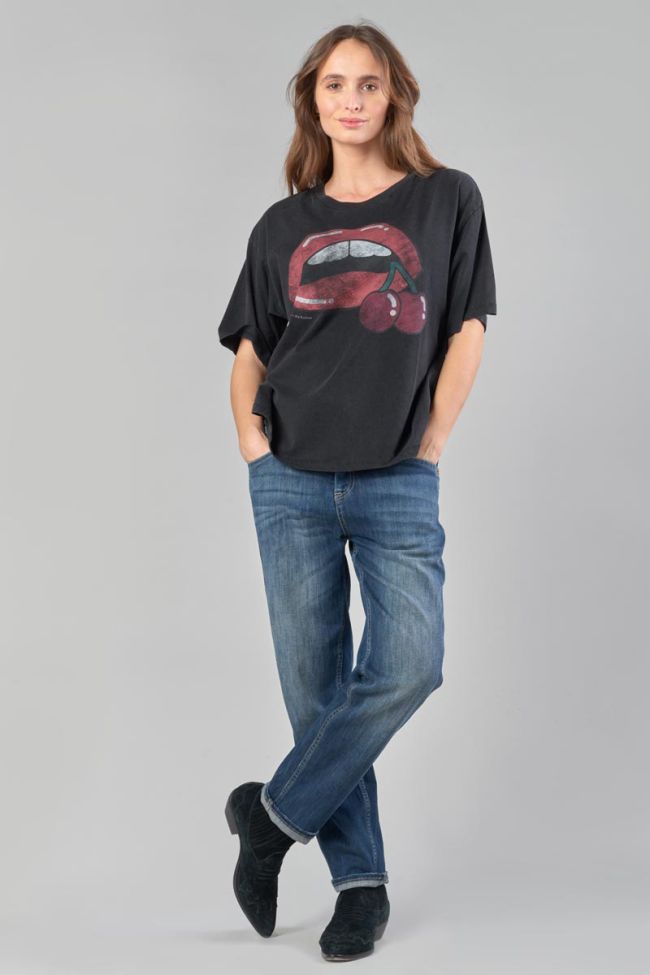 Faded black printed Tamita t-shirt