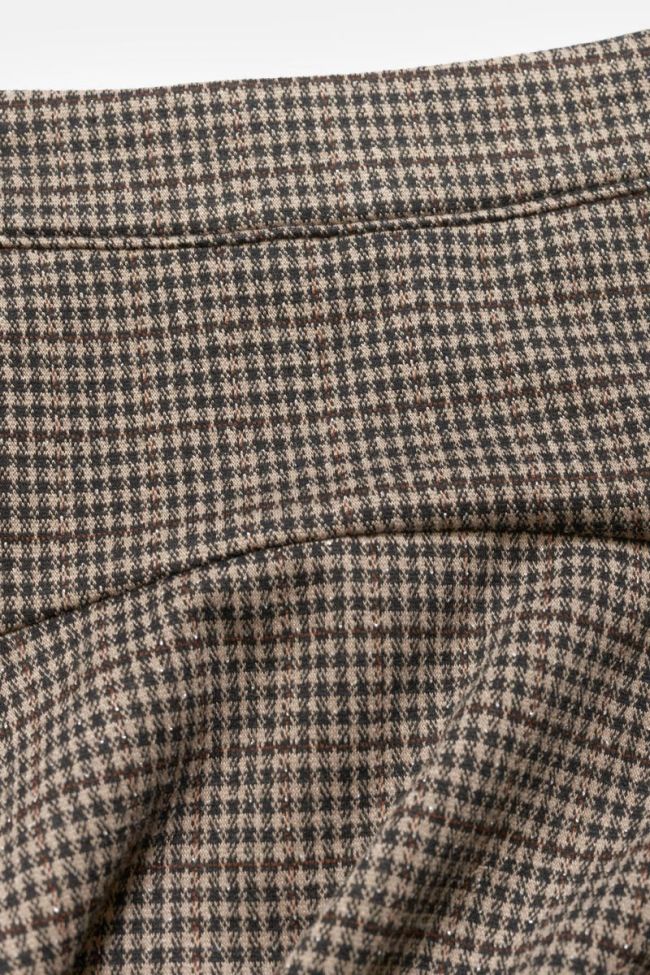 Houndstooth check Feligi short skirt