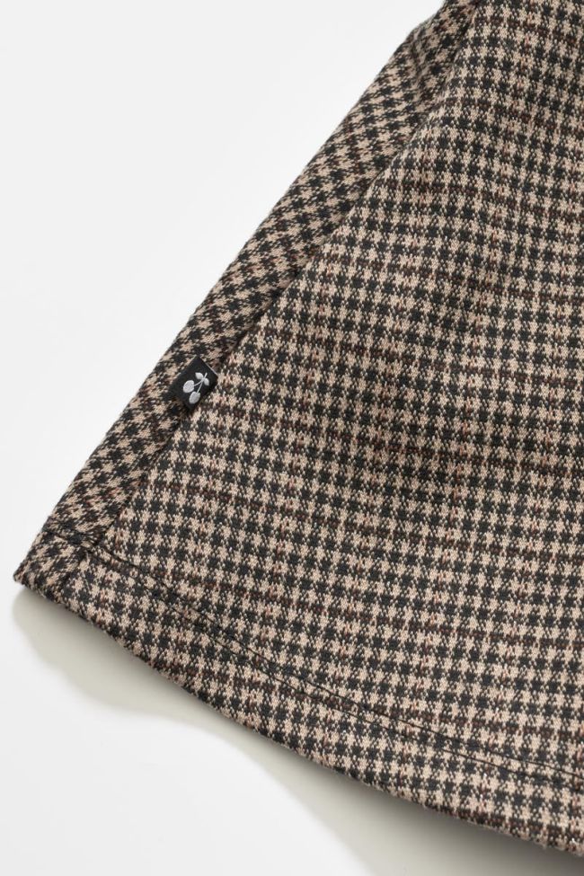 Houndstooth check Feligi short skirt