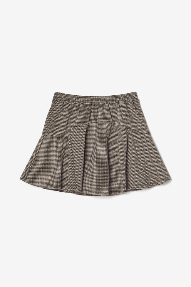 Houndstooth check Feligi short skirt