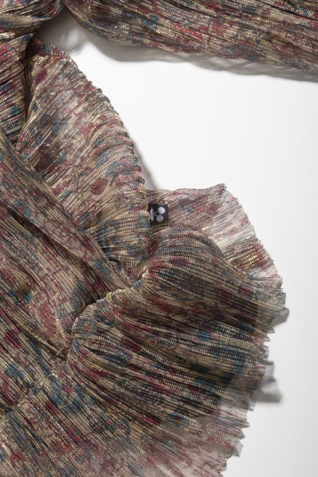 Iridescent paisley print Kiannagi blouse