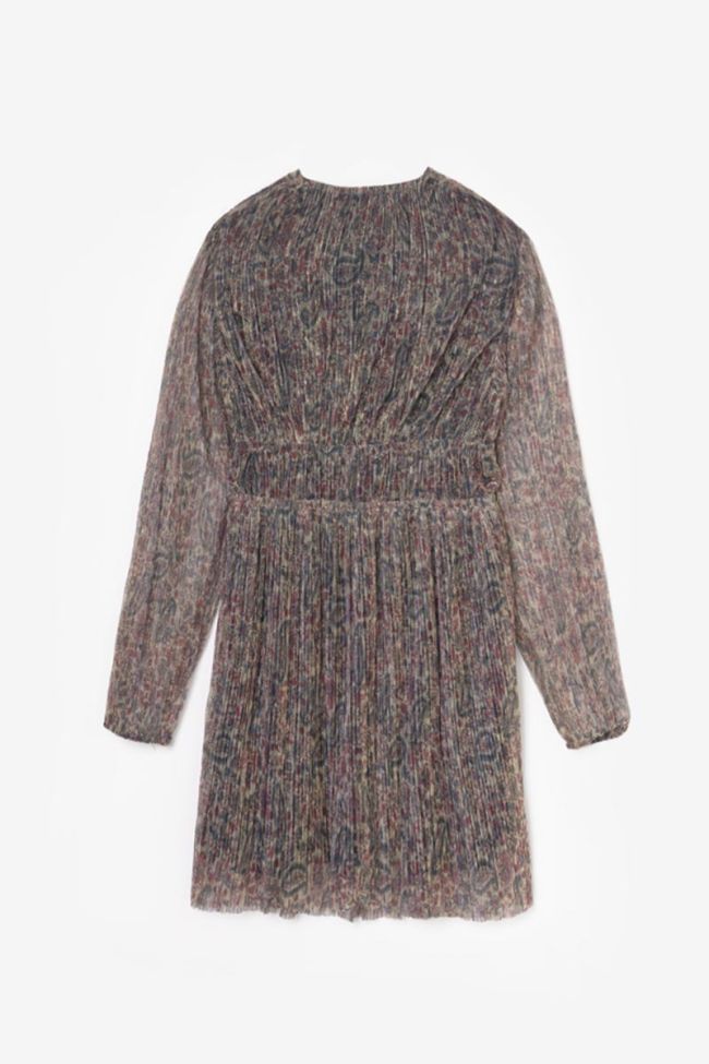 Iridescent paisley print Kodigi dress