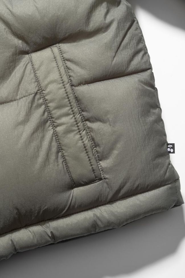 Khaki glitter Lerinagi down jacket