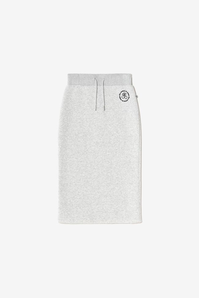 Grey marl midi Linagi skirt