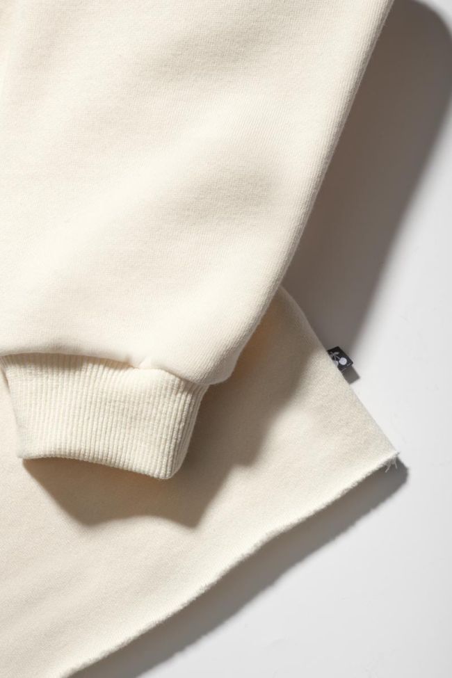 Cream Molliegi cropped sweatshirt