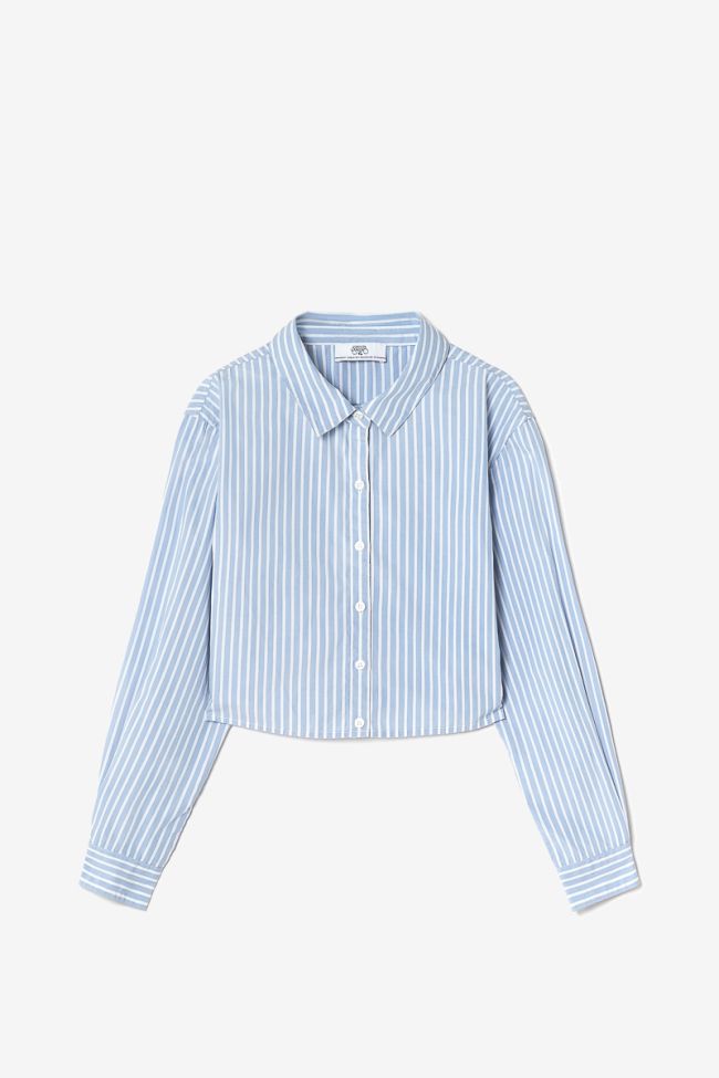 Striped Nolagi cropped shirt