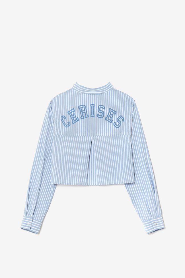 Striped Nolagi cropped shirt