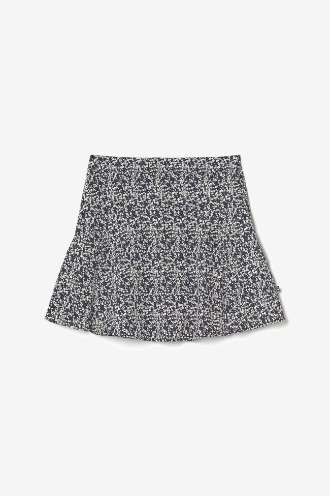 Midnight blue and white floral Onourisgi skort
