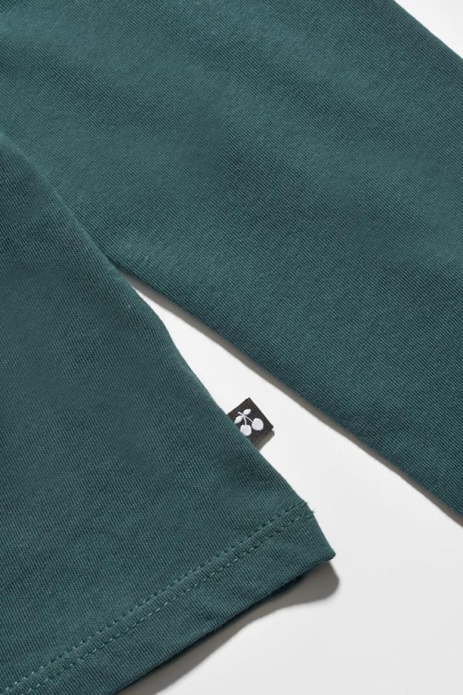 Bottle green Willergi crop top