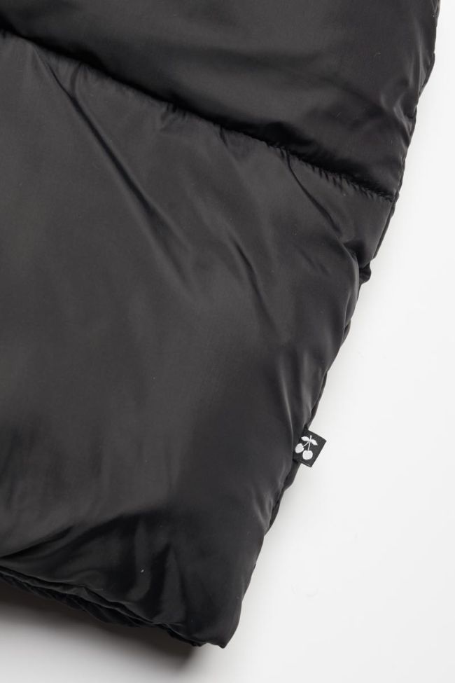 Wynagi black sleeveless down jacket