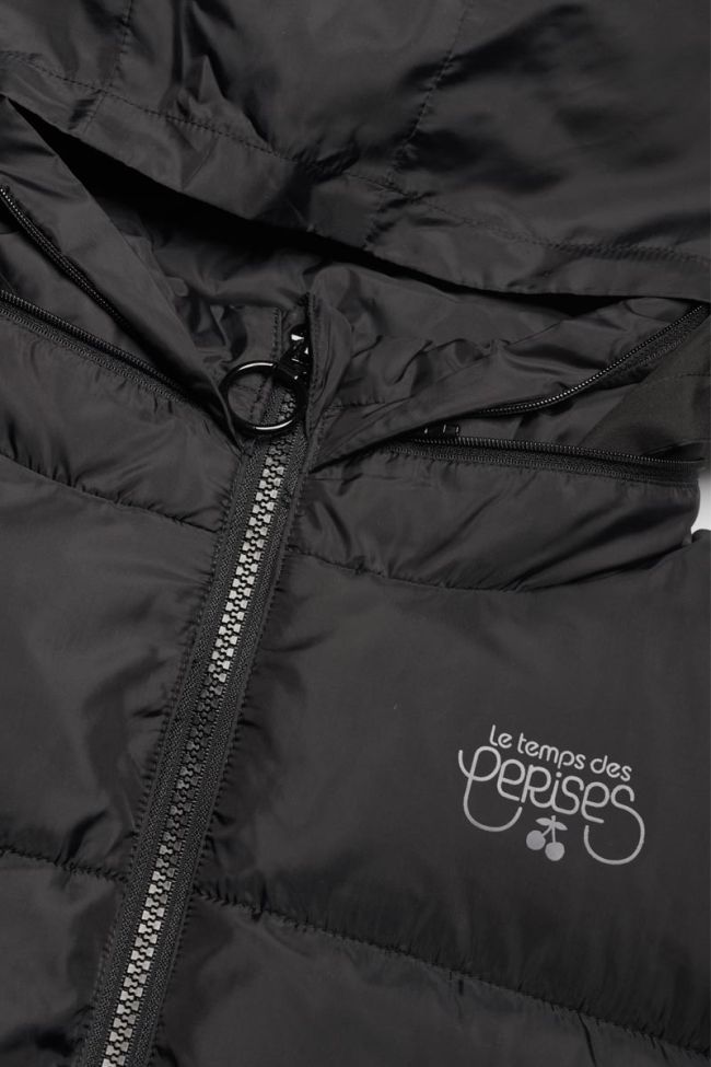 Wynagi black sleeveless down jacket