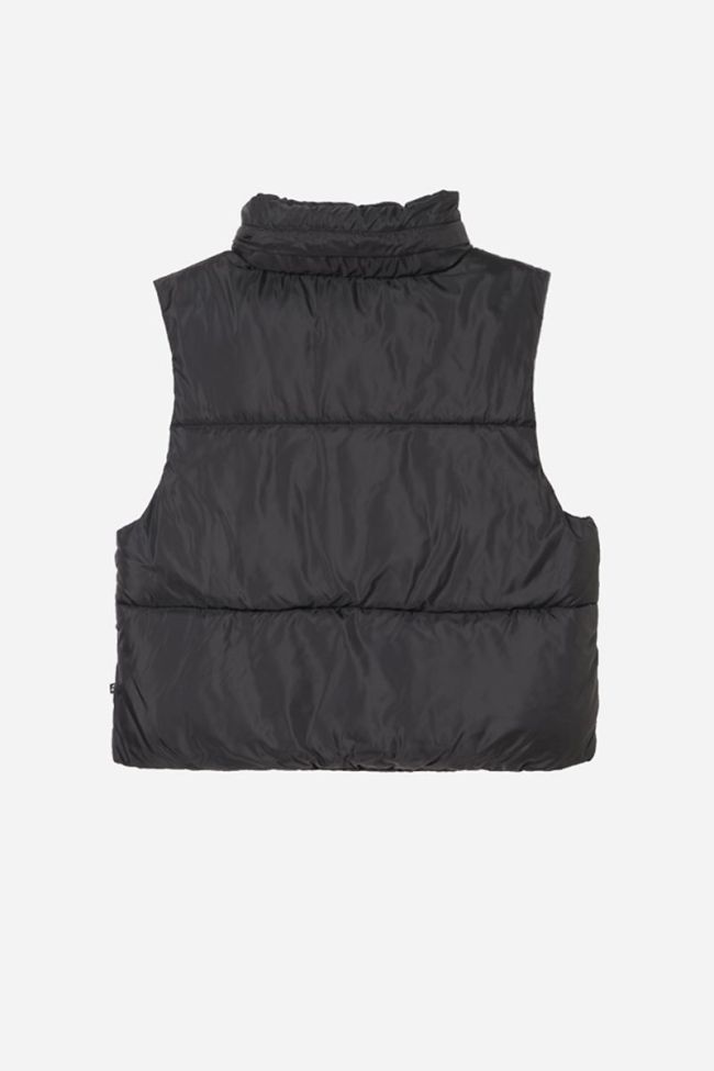 Wynagi black sleeveless down jacket