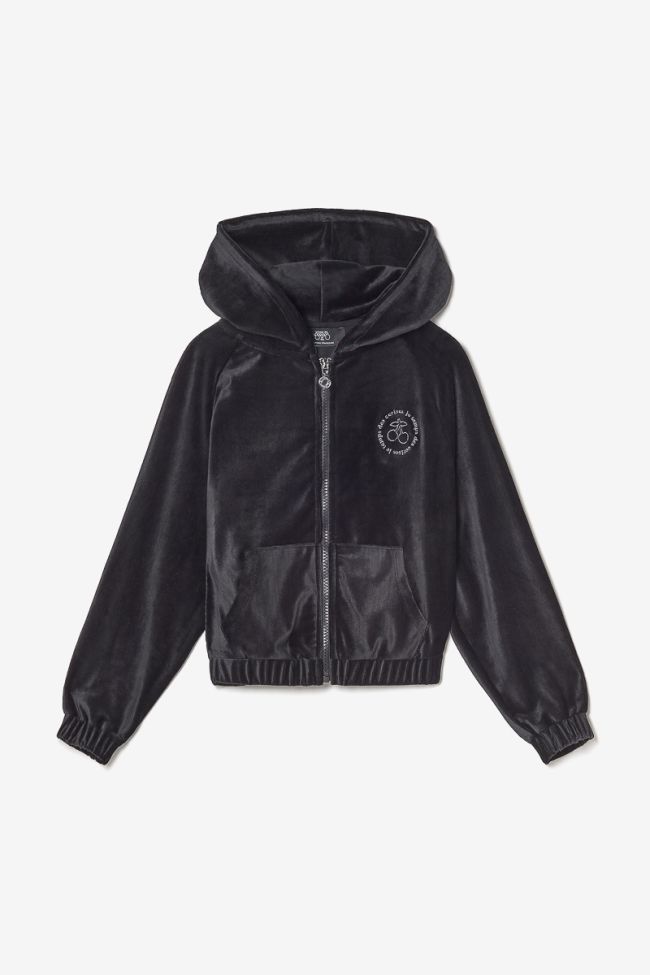 Black Zildagi zip-up jacket